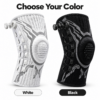 Adjustable Sports Knee Support – Compression Sleeve with Secure Dial Fit for Running, Gym & Active Training